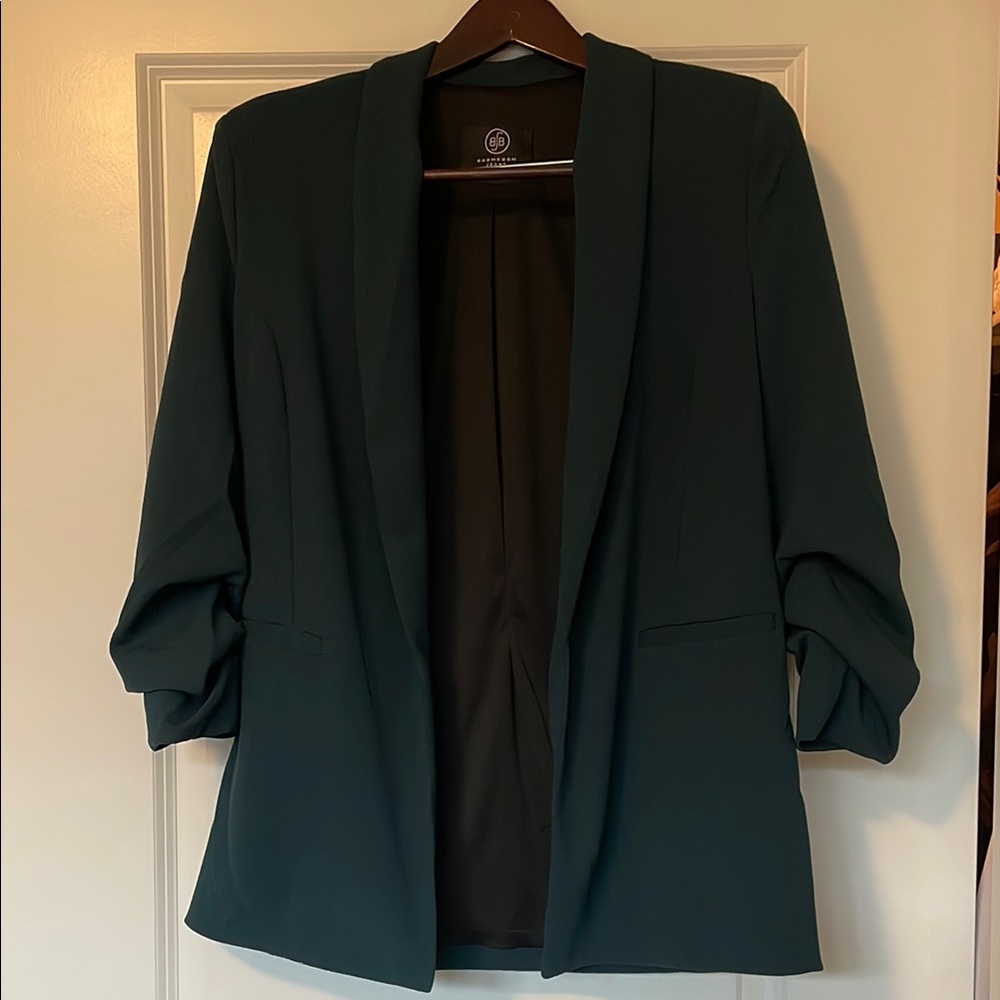 Women's Forest Green Blazer boom boom jeans brand Size Medium lightly used
